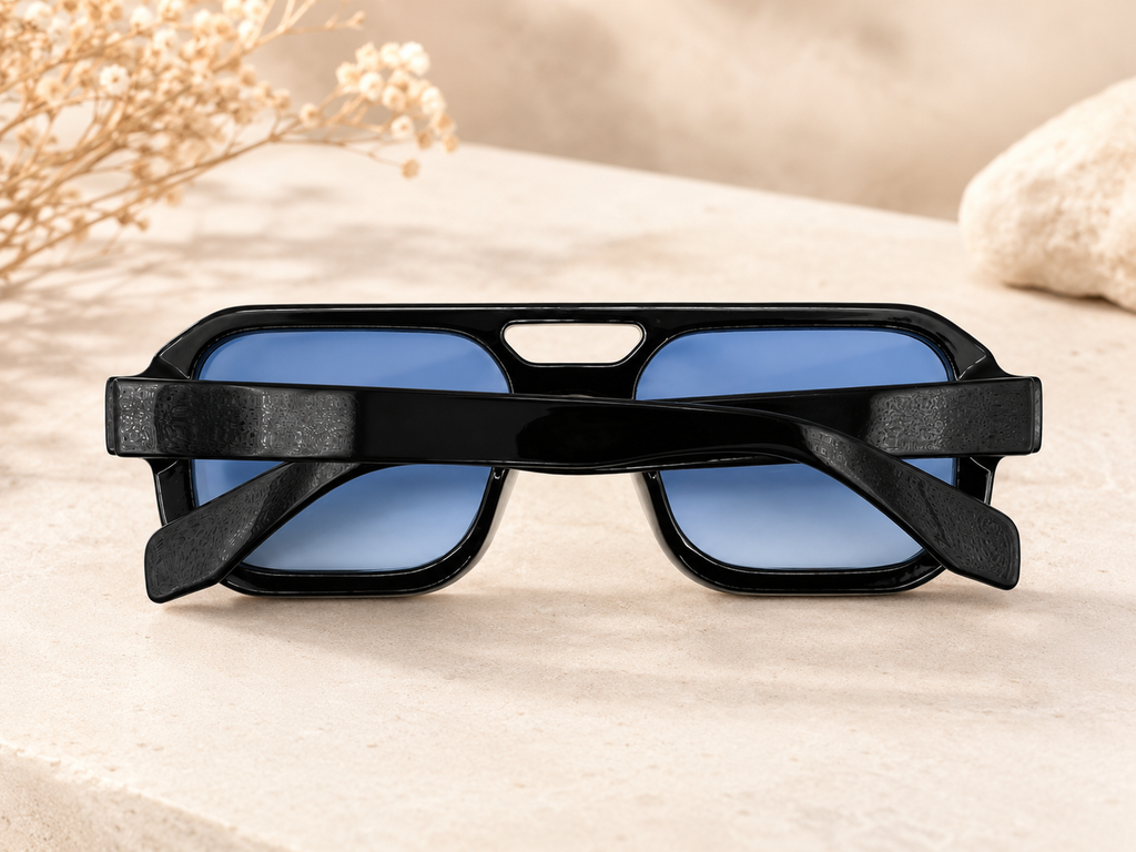 Modern Square Aviator Sunglasses