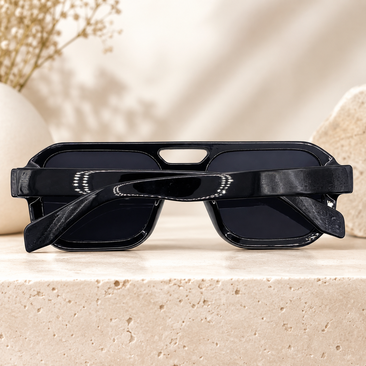 Modern Square Aviator Sunglasses
